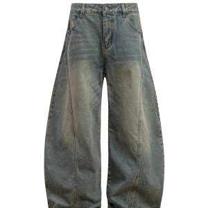 Ash Blue Baggy Jeans