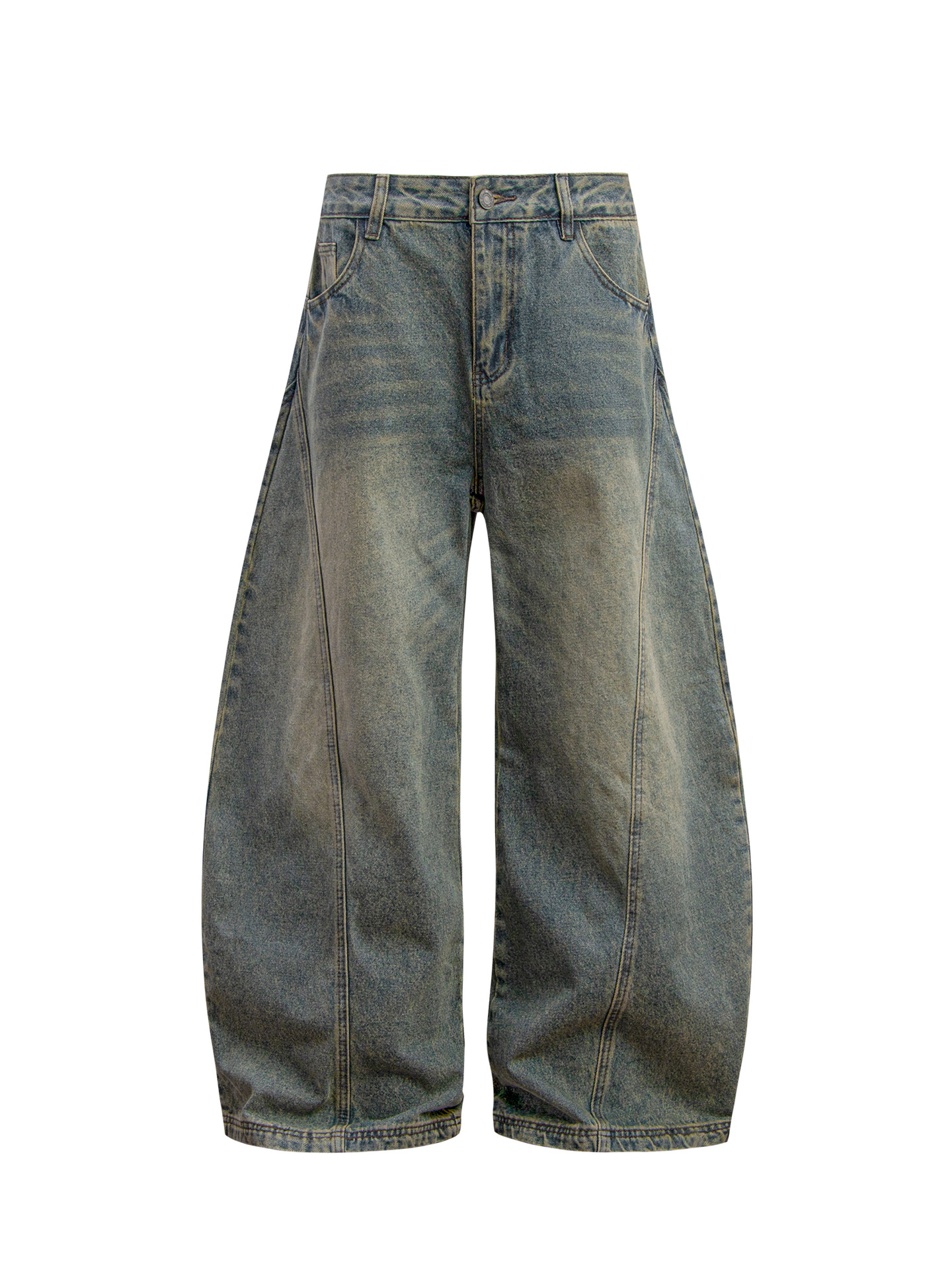 Ash Blue Baggy Jeans