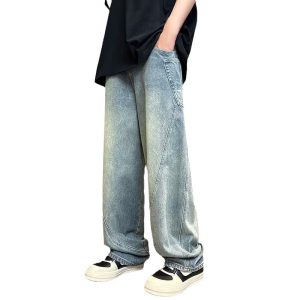 Split Seam Baggy Jeans