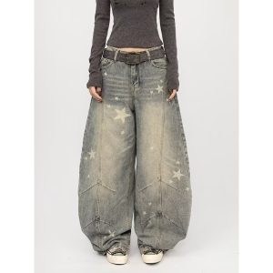 Raven Washed Baggy Jeans