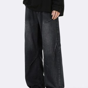 Indigo Panel Baggy Jeans alternate view
