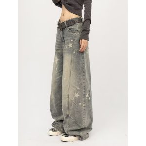 Raven Star Wash Baggy Jeans alternate view