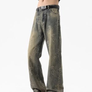 Stone Blue Straight Jeans alternate view