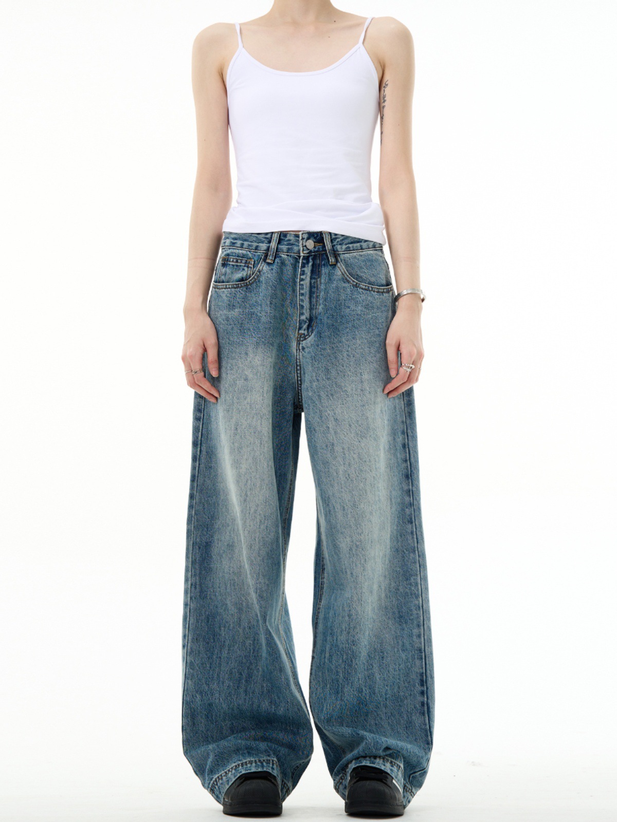 Stonewash Baggy Jeans - Image 3
