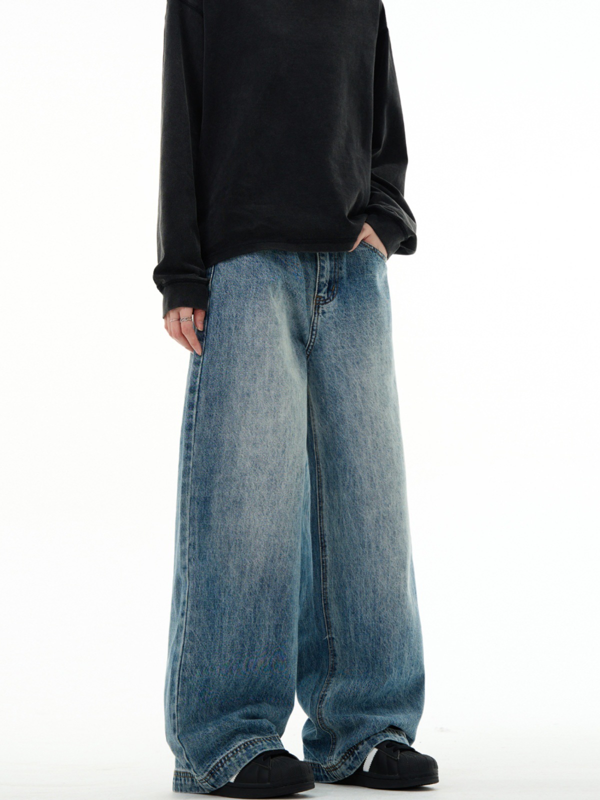 Stonewash Baggy Jeans - Image 4