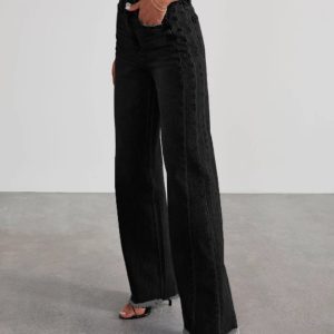 Washed Wide Leg Jeans alternate view